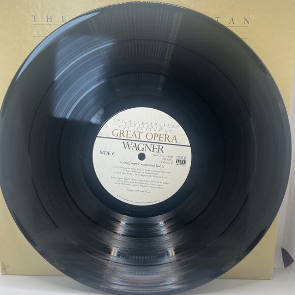 The Metropolitan Collection of Great Opera WAGNER 4 LP + Booklet EX / NM!!! WOW! - Picture 6 of 16